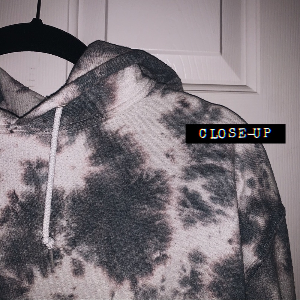 Artist Union Clothing Co. Tie-Dye Hoodie GreyWhite